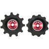 CEMA BEARING Kladky prehadzovačky CEMA SHIMANO/SRAM/CAMPAGNOLO 9/10/11V (11T) PLASTIC CERAMIC - Čierna