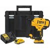Dewalt DCN681D2 AKU 18VOLT BEZUHLÍKOVÁ SPONKOVAČKA, 2 X 2,0AH BATERIE XR LI-ION, NABÍJEČKA, KUFR T-STAK