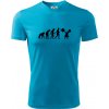 Evolution fitness - Pánske tričko Fantasy športové - 3XL ( Svetlý tyrkys )