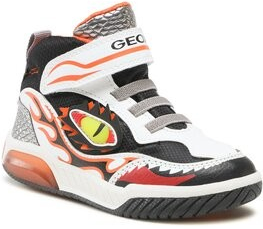 Geox sneakersy J Inek Boy J369CD 0FEFU C0422 biela