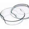 Simax - Sklenená zapekacia misa okrúhla Simax - 2,5l + 1,5l