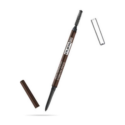 Pupa High Definition Eyebrow Pencil - Automatická ceruzka na obočie s hrebienkom 0,9 g - 004 Extra Dark