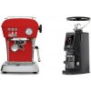 Ascaso Dream ONE, Love Red + Eureka Atom W 65 Casa, black