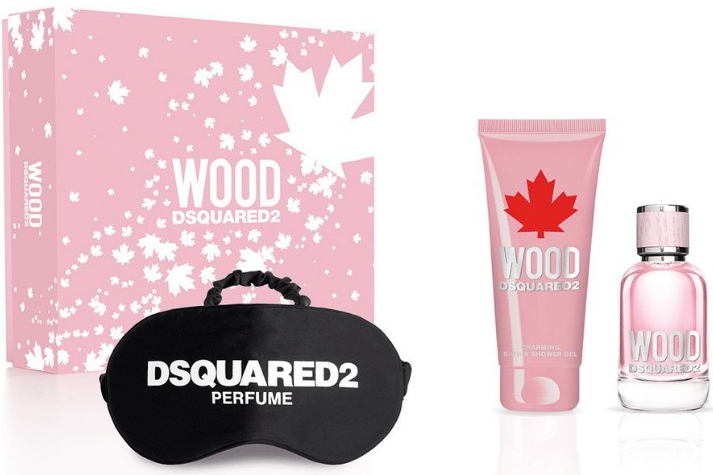 Dsquared2 Wood EDT 100 ml + sprchový gél 100 ml + kľúčenka darčeková sada