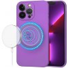 Techsuit SoftFlex MagSafe kryt na iPhone 13 Pro – fialový