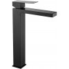 CERANO - Umývadlová stojanková batéria Velar - vysoká - čierna matná