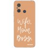 Picasee silikonový průhledný obal pro Xiaomi Redmi 12C - Boss Mama