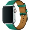 Kožený remienok pre Apple Watch (42/44/45mm) Green