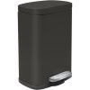 Spirella Pedálový odpadkový kôš soft-close Akira 12 l, matná čierna, 12 l