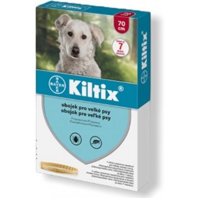 KILTIX Antiparazitný obojok pre veľké psy 70cm