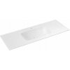 Sapho ARUBA umývadlo, 130x51,5 cm, Rockstone biela matná AR130-B1M