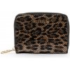 SARA BURGLAR Leopard Brown peňaženka
