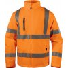 DELTA ARENHV / Univerzálna reflexná nepremokavá strečová parka - fluo oranžová 5XL