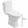 JIKA Deep H8236170000001 Wc kombi, iba misa spodný odpad