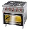 Kromet Plynový sporák s plynovou rúrou | 700.KG-4/PG-2