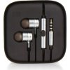 OEM HF STEREO BOX METAL MI 3,5mm JACK strieborné (Slúchadlá strieborné 3,5mm)