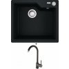 Franke UBG 610-56 onyx s excentrom + Franke FP 9000.071 ónyx