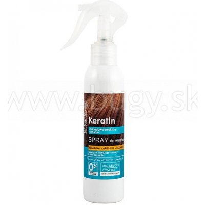 Dr. Santé Keratin regeneračný sprej pre krehké vlasy bez lesku (Keratin, Arginine and Collagen) 150 ml