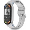 Tech-Protect Silicone Sport remienok na Xiaomi Smart Band 8 / 9 / 10, crayon grey