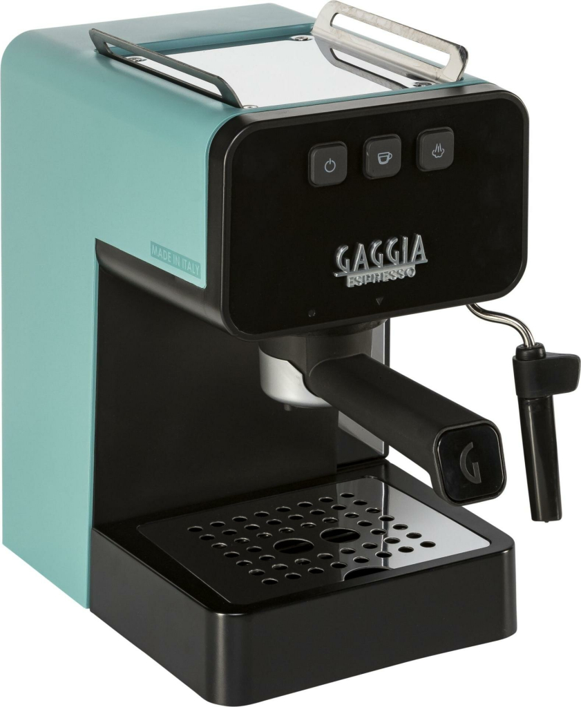 Gaggia Espresso Deluxe Riverway Green – elegantný kávovar pre dokonalý ranný espresso s bohatou cremou.