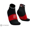 COMPRESSPORT Ultra Trail Low ponožky, čierna/červená T3 (EU 42 - 44)