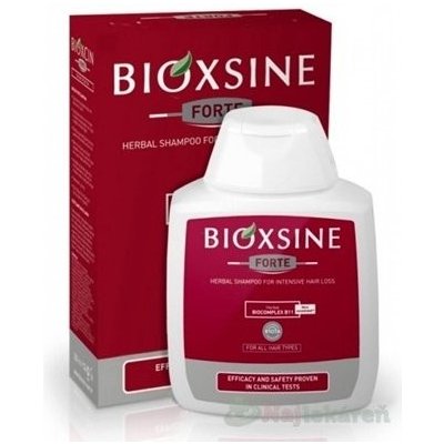 BIOXSINE ŠAMPÓN FORTE všetky typy vlasov proti vypadávaniu vlasov 300ml