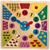 Small Foot Vkládací výukové puzzle nauč se hodiny