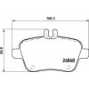 BREMBO Sada brzdových platničiek kotúčovej brzdy P50140