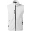 Malfini Exit Uni fleece vesta 525 biela XXXL