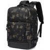Ozuko Outdoor cestovný školský batoh s USB Daudet CAMO 22L