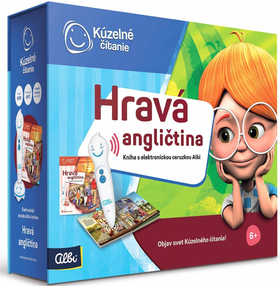 Albi Kúzelné čítanie Hravá angličtina s elektronickou ceruzkou od 55,24 € -  Heureka.sk