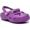Sandále Crocs Shayna Girls veľkosť 19,5 C4, neónovo fialové