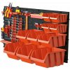 PROSPERPLAST Tabuľa na náradie, 800 x 195 x 400 mm, 1 + 1 + 4 + 3 + 3 zásuvky
