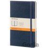 Moleskine Zápisník tvrdé dosky A5 linajkový modrý