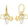 Náušnice číre so Swarovski Elements Serenity KWGMIX2201C Krystal