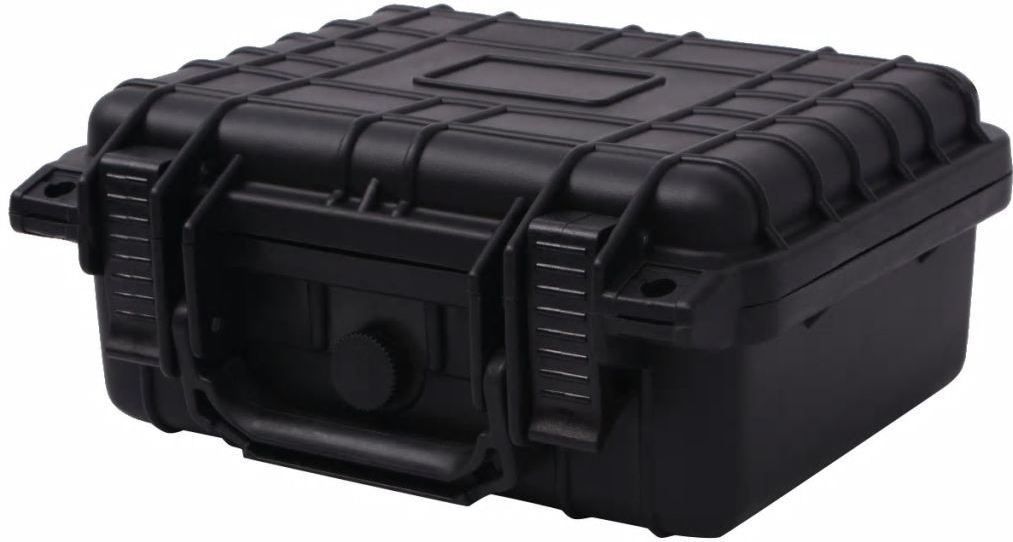 vidaXL Ochranný kufrík na náradie 27 x 24.6 x 12.4 cm čierny