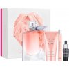 Lancome La vie est belle L'eau SET: Parfumovaná voda 100ml + Parfumovaná voda 10ml + Telové mlieko 50ml + Omladzujúce sérum 10ml pre ženy