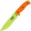 ESEE Model 6 Venom Green Blade, Orange G10 ESEE-6P-VG