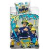 Carbotex · Bavlnené posteľné obliečky Požiarnik Sam - motív Team - 100% bavlna - 70 x 90 cm + 140 x 200 cm