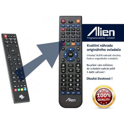 Diaľkový ovládač Alien AB CryptoBox 600, 650, 652 HD