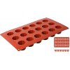 Contacto Silikonová forma na 18 briošek 55x35 mm 6639/318 terakotová