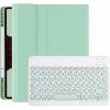 AppleKing puzdro s klávesnicou s okrúhlymi klávesmi a priestorom na Apple Pencil na iPad Air 4 (2020) / Air 5 (2022) / Pro 11