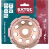 Extol Industrial kotúč brúsny diamantový, 115mm, pozdĺžne lamely 8703111