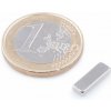 SOLLAU Neodymový magnet hranol 12x4x2 mm, N38, ponikelovaný