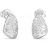 Guess Dizajnové náušnice s kryštálmi Moon Drops JUBE06255JWRHT/U