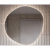 Zrkadlo BD art nástenné asymetrické, rám drevo, 700 x 700 mm