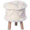 XXXL TABURETKA, drevo, textil, 38/50/38 cm - Kreslá - 005937036305
