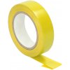 Izolačná páska, samozhášacia, žltá 15mm široká, 0.13mm hrubá, 10m dlhá