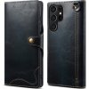 Puzdro kožené Denior na Samsung Galaxy S24 Ultra modré