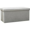 Taburet 76x38x38 svetlo šedá (TA76SS)